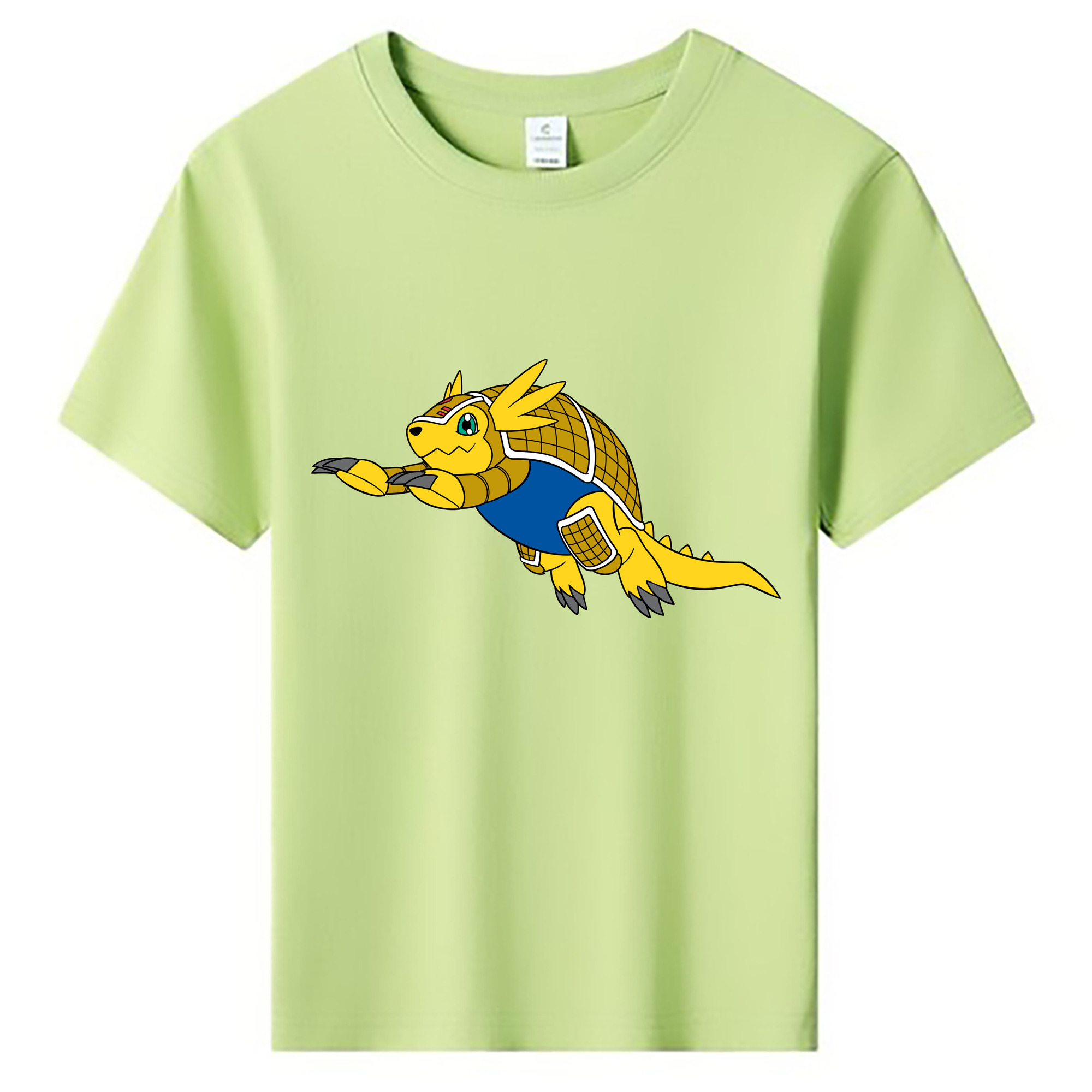 （画像用） Digimon デジタルモンスター/デジモン 綿100％キッズTシャツ（フロントプリント）